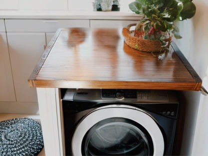 Pine Wood Tabletop for Front Load Washer and Dryer - My Two Maggie's