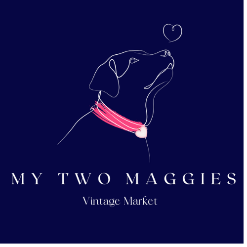 My Two Maggie's Logo, Handcrafted  Wooden Furniture and Monogrammed Home Decor